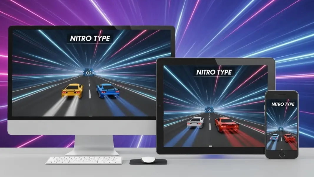 Using Nitro Type on Different Devices (Desktop, Tablet, Mobile)